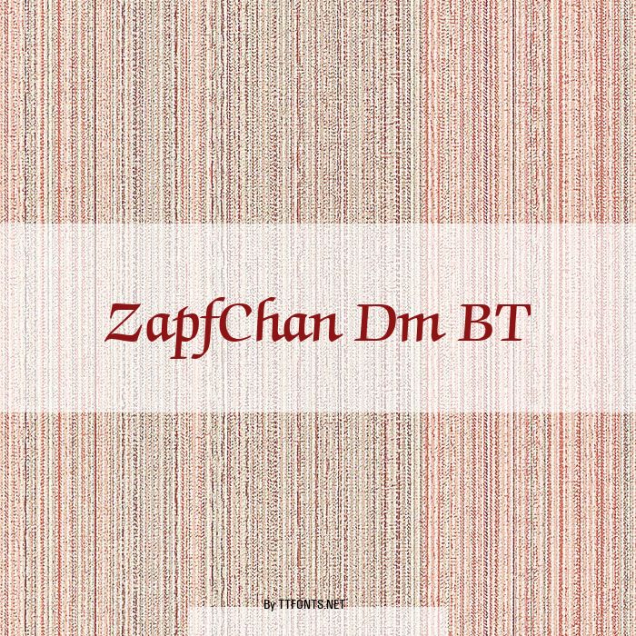 ZapfChan Dm BT example